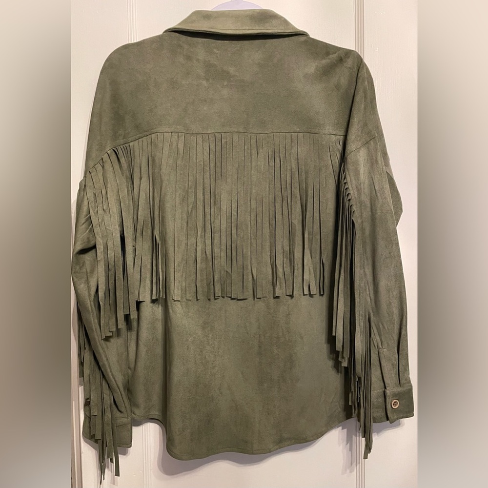 Fringe Shacket - Picture 2 of 2